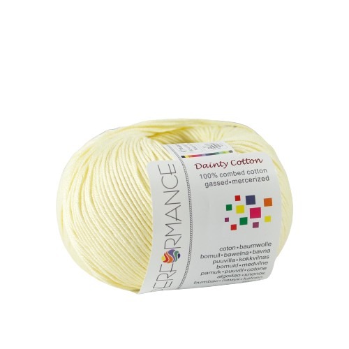 příze Dainty Cotton 176 - světle žlutá