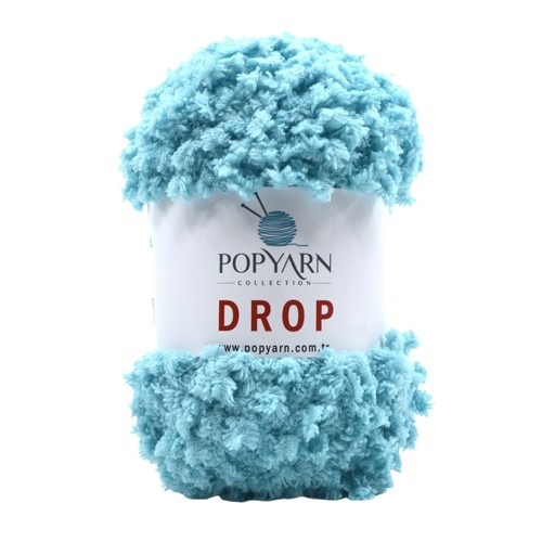 Příze Drop B6 - modrá, 100g 55m