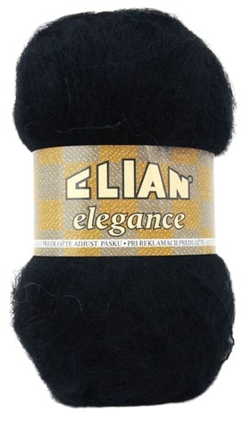 Knitting yarn Elegance 217 - black