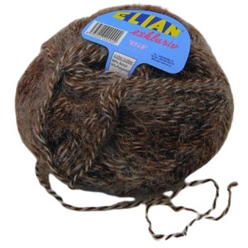 Knitting yarn Exklusiv 157 - brown