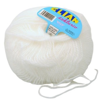 Knitting yarn Exklusiv 208 - white