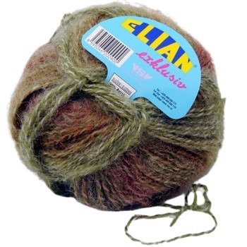 Knitting yarn Exklusiv 55 - green