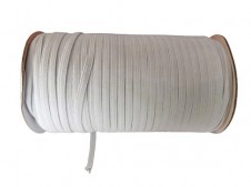 Prádlová guma 5 mm - bílá