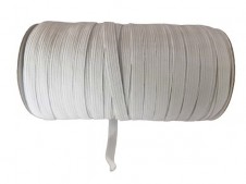 Prádlová guma 8 mm - bílá