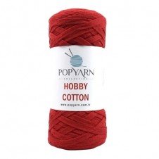 Příze Hobby cotton B3 - červená, 250g 150m