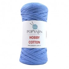 Příze Hobby cotton B4 -  modrá, 250g 150m