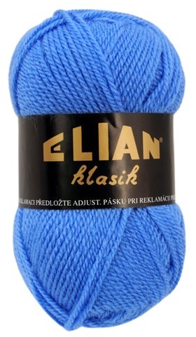 Knitting yarn Klasik 1256 - blue -  příze Elian Klasik1256