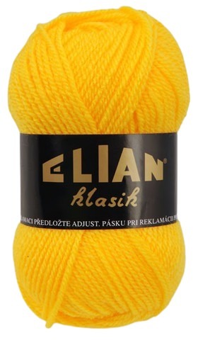 Příze Elian Klasik 184 - žlutá
