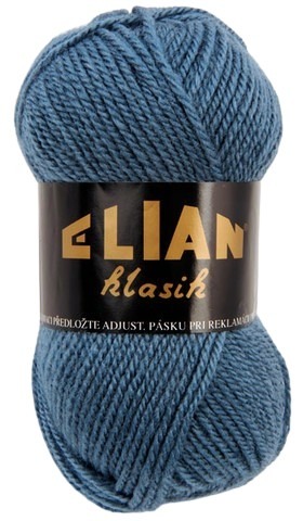 Strickgarn Klasik 185 - blau - Pletací příze Elian Klasik 185