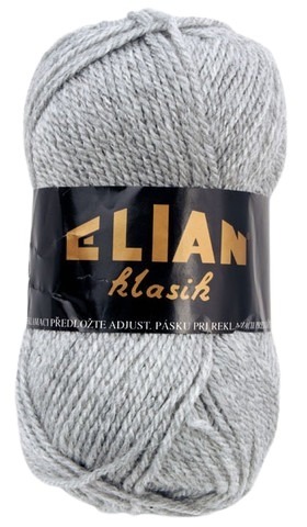 Příze Elian Klasik 195 - šedá