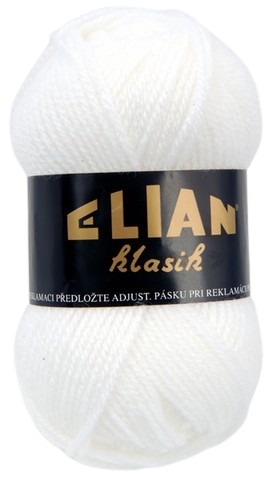 Příze  Elian Klasik 208 - Bílá
