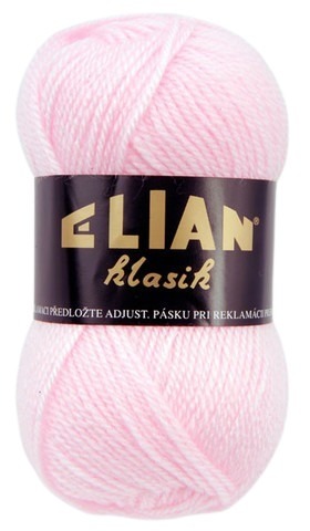 Knitting yarn Klasik 2197 - pink - Elian Klasik 2197