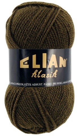 Knitting yarn Klasik 2565 - green - Włoczka Elian Klasik 2565
