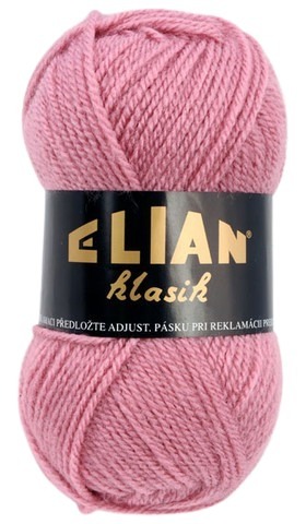 Knitting yarn Klasik 275 - pink antipilling - Elian Klasik 275