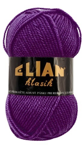 Příze Elian Klasik 3347 - fialová