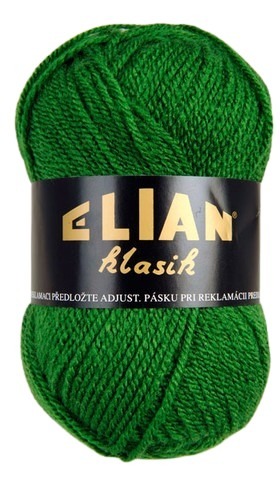 Knitting yarn Klasik 3584 - green antipilling - Strickgarn Elian Klasik 3584