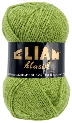 Pletací příze Elian Klasik 3826 - zelená - Strickgarn Elian Klasik 3826