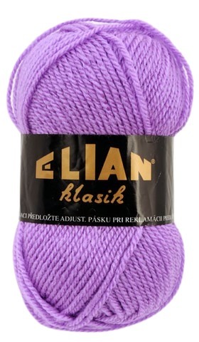 Knitting yarn Klasik 5862 - purple - Pletací příze Elian Klasik 5862