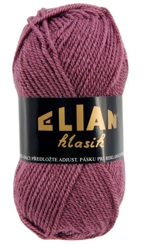 Knitting yarn Klasik 958 - purple - Pletací příze Elian Klasik 958