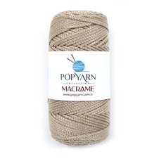 Macrame B020 - beżowy, 100g 140m