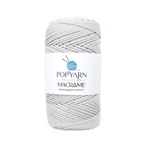 Příze Macrame B031 - šedá, 100g 140m