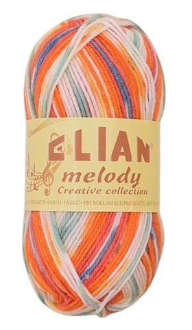 Knitting yarn Melody 292 - orange