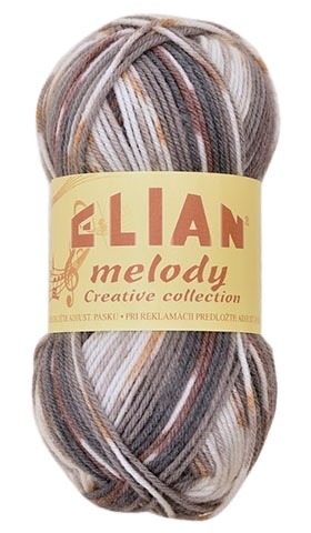 Příze Elian Melody 295 - šedá