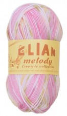 Ponožková příze Elian Melody 301 - růžová