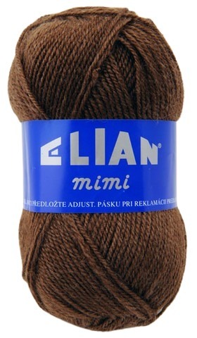 Knitting yarn Mimi 169 - brown - Elian Mimi 169