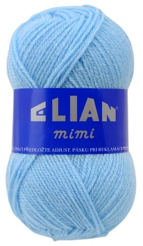 Pletací příze Elian Mimi 214 - modrá - Elian Mimi 214 
