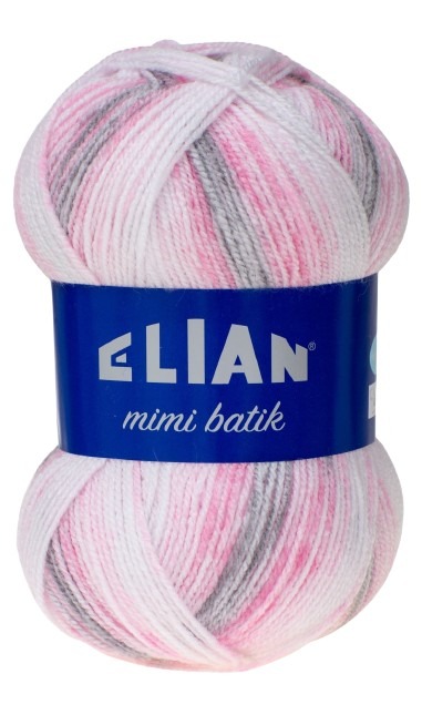 Pletací příze Elian Mimi batik 32419 - růžová