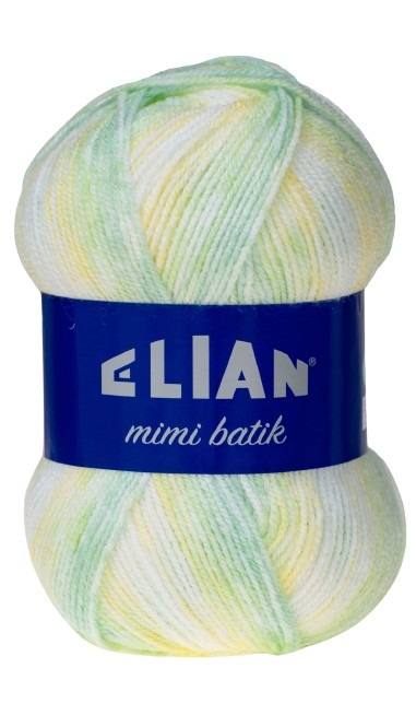 Pletací příze Elian Mimi batik 32424 - zelená