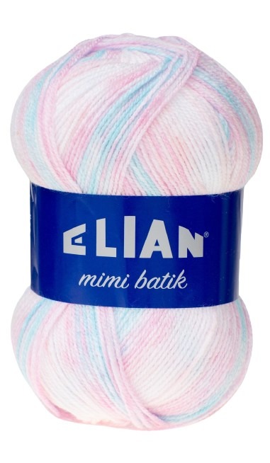 Pletací příze Elian Mimi batik 32431 - růžová