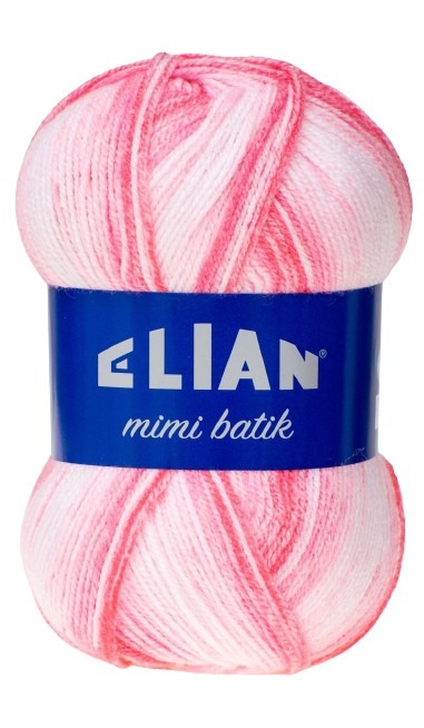 Pletací příze Elian Mimi batik 32454 - růžová