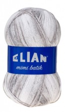 Pletací příze Elian Mimi batik 32461 - šedá