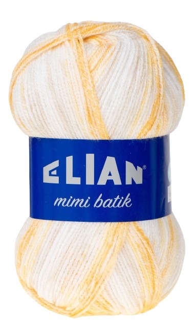 Pletací příze Elian Mimi batik 32462 - žlutá