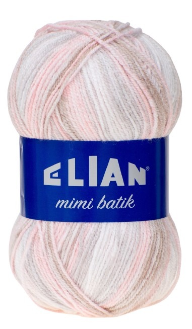 Pletací příze Elian Mimi batik 32463 - šedá