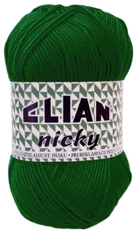Příze Elian Nicky 10026 - zelená