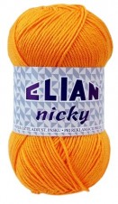 Pletací příze Elian Nicky 1014 - oranžová