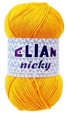Příze Elian Nicky 10333 - žlutá