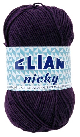 Příze Elian Nicky 1088 - fialová