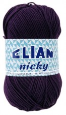 Pletací příze Elian Nicky 1088 - fialová