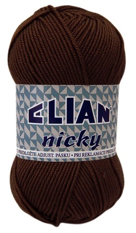 Příze Elian Nicky 1182 - hnědá