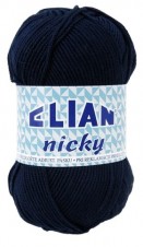 Pletací příze Elian Nicky 209 - modrá