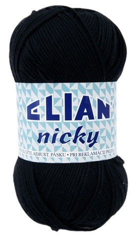 Knitting yarn Nicky 217 - black