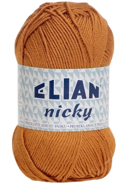 Příze Elian Nicky 2174 - hnědá