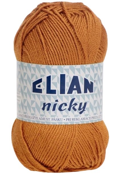 Knitting yarn Nicky 2174 - brown