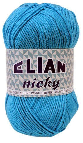 Knitting yarn Nicky 235 - blue