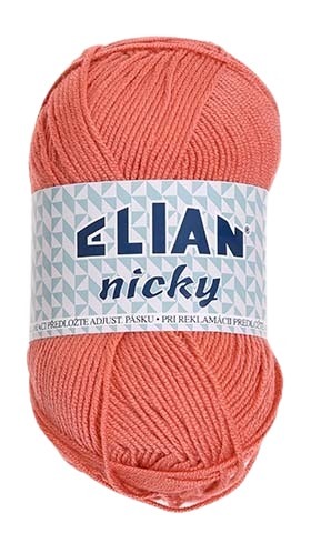 Příze Elian Nicky 4275 - oranžovo růžová