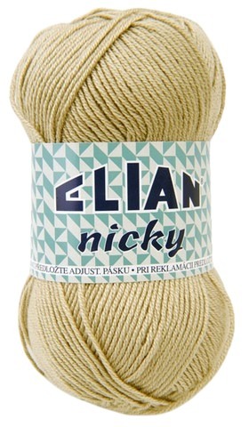 Příze Elian Nicky 4701 - hnědá